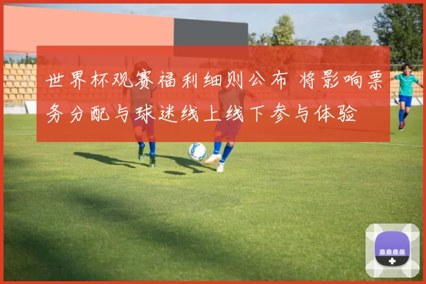 世界杯观赛福利细则公布 将影响票务分配与球迷线上线下参与体验